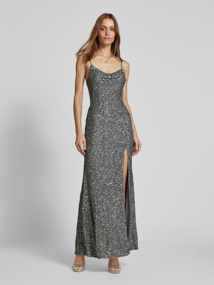 Hey Kyla Abendkleid mit Ziersteinbesatz Mint 1