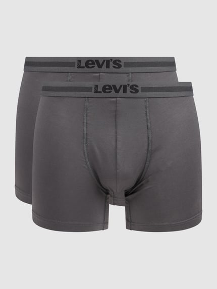 Levi's® Trunks met stretch in een set van 2 Antraciet - 1