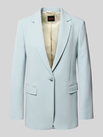 Regular Fit Longblazer mit 1-Knopf-Verschluss Modell 'C_JABLA3' Shop The Look MANNEQUINE
