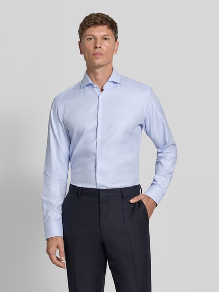BOSS Slim Fit Businesshemd mit Kentkragen Bleu 4