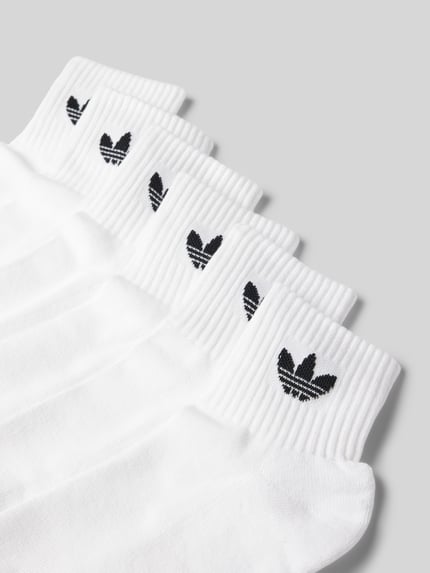 adidas Originals Sokken met logoprint in een set van 6 paar Wit - 2