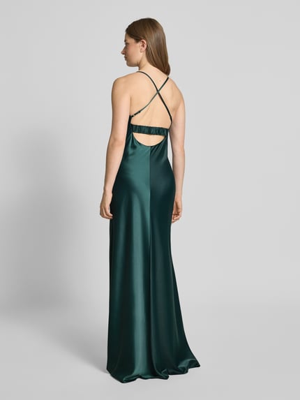 VM by Vera Mont Abendkleid mit Wasserfall-Ausschnitt Dunkelgruen 5