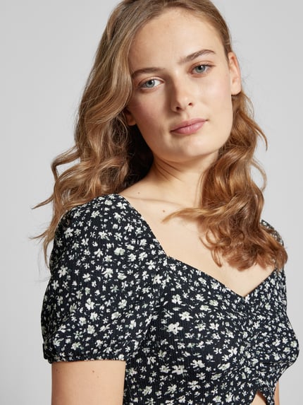 ONLY Mini-jurk met cut-out, model 'HILLARY' Zwart - 3