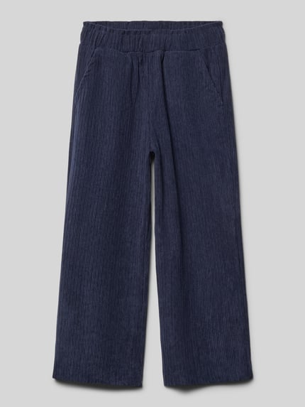 Blue Seven Wide Fit Cordhose mit elastischem Bund Marine 1