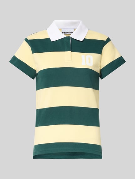 Regular fit poloshirt met blinde knoopsluiting Shop The Look MANNEQUINE