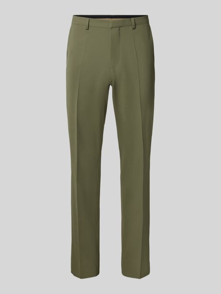 Super Slim Fit Anzughose aus Woll-Mix Modell 'Hesten253X' Shop The Look MANNEQUINE
