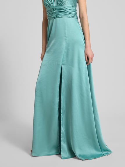 LUXUAR FASHION Avondjurk met halter Groen - 3