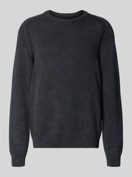 ARMEDANGELS Regular Fit Strickpullover aus reiner Baumwolle Modell 'VAANJO ' Black 2