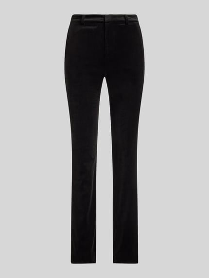 Lauren Ralph Lauren Regular Fit Business-Hose mit Samtstruktur Black 2