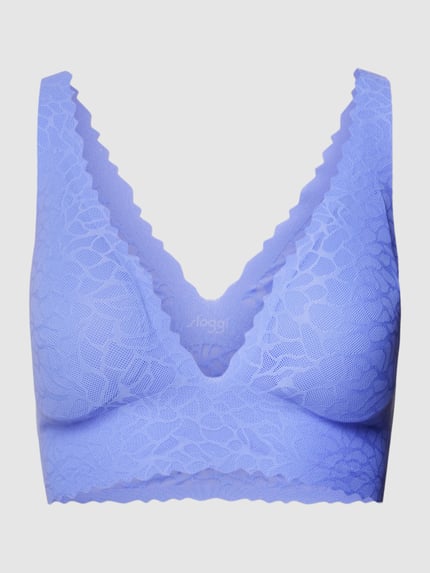 Sloggi Bustier met geïntegreerde cups, model 'Zero Feel Lace 2.0' Paars - 2