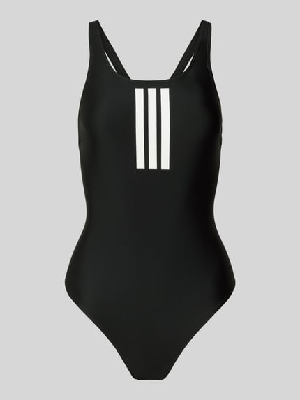adidas Sportswear Kostium kąpielowy z nadrukiem z logo Czarny 1