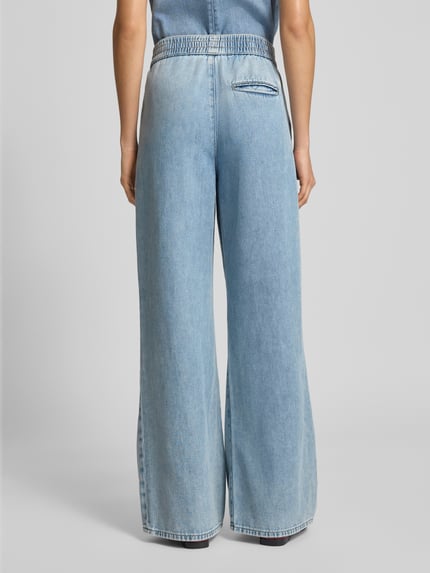 Jake*s Casual Jeansy z szerokimi nogawkami i wpuszczanymi kieszeniami Błękitno-niebieski 5