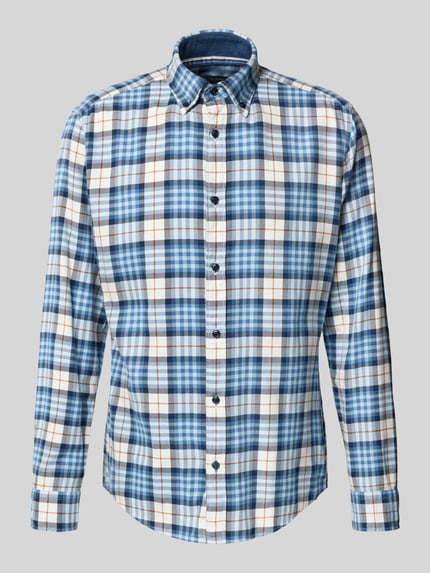 OLYMP Level 5 Regular Fit Freizeithemd mit Button-Down-Kragen Hellblau 2