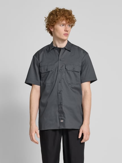 Dickies Vrijetijdsoverhemd met knoopsluiting Antraciet - 4