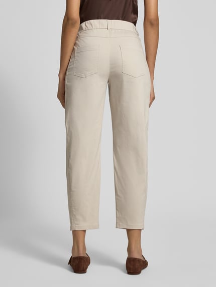 Stehmann Straight Fit Stoffhose mit Eingrifftaschen Modell 'Ornela' Beige 5