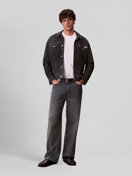 Calvin Klein Jeans Top o kroju relaxed fit z czystej bawełny Biały 1