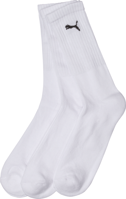 PUMA Sportsokken, set van 3 Wit - 4