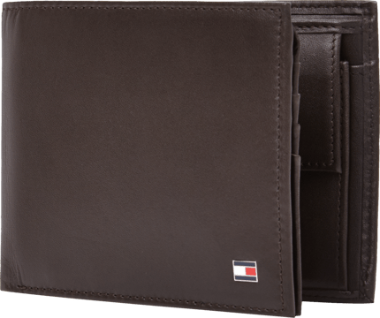 Tommy Hilfiger Geldbörse aus Leder Dunkelbraun 6