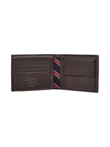 Tommy Hilfiger Geldbörse aus Leder Dunkelbraun 3