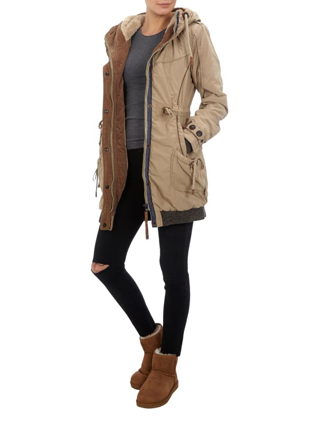 Naketano Winterjacke Naketano Jacke Teddyfutter Naketano