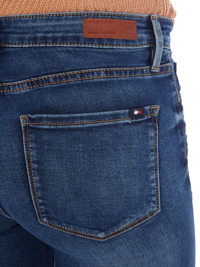 Tommy Hilfiger Skinny Fit Jeans im Stone Wash (jeansblau) online 