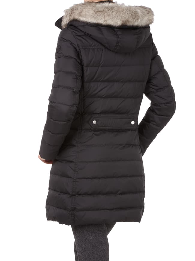 Tommy Hilfiger Daunenmantel mit abnehmbarer Kapuze (black) online 