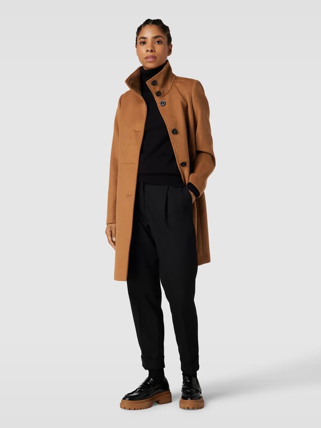 Esprit Wollmantel Mit Stehkragen Esprit Wollmantel Grau