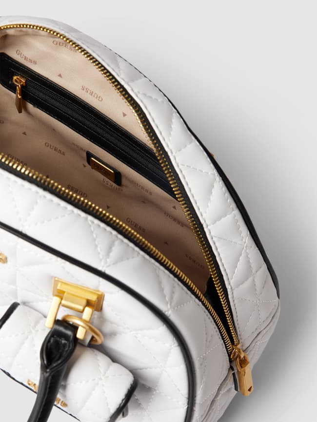 Guess Bowling Bag in Stepp-Optik Modell 'MILDRED' (weiss) online