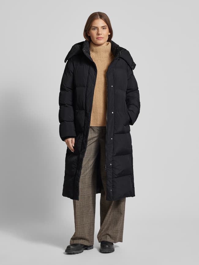 OPUS Steppmantel mit Kapuze Modell 'Halline' (black) online kaufen