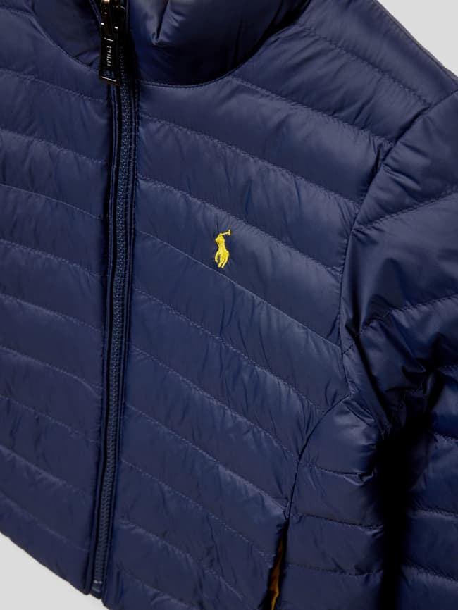 Polo Ralph Lauren Kids Steppjacke mit Label-Stitching (marine
