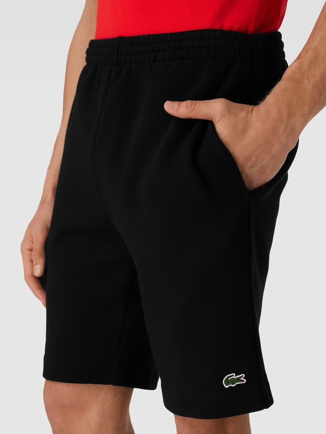 Lacoste Regular Fit Shorts mit elastischem Bund (black) online kaufen
