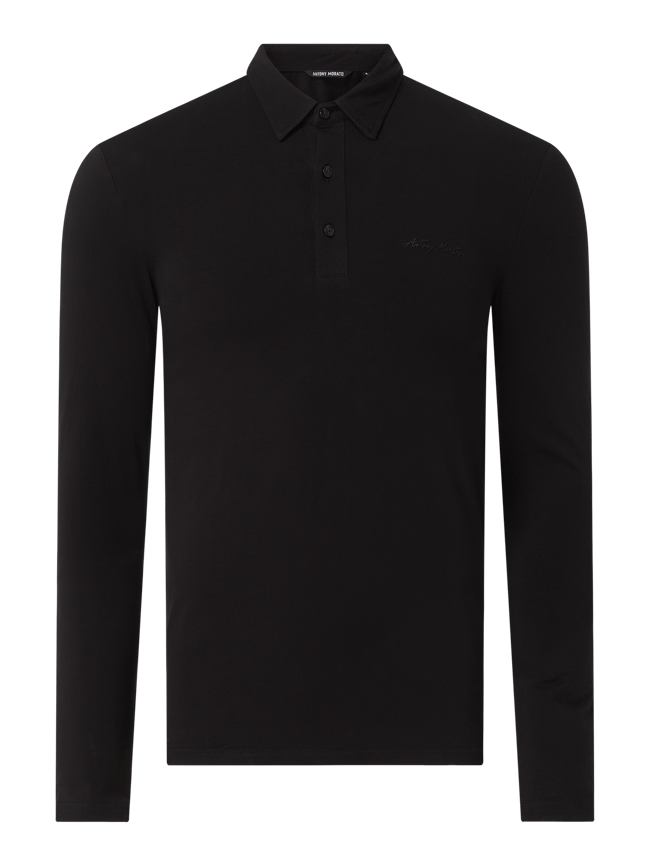 Antony Morato Poloshirt mit langen Armeln black online kaufen