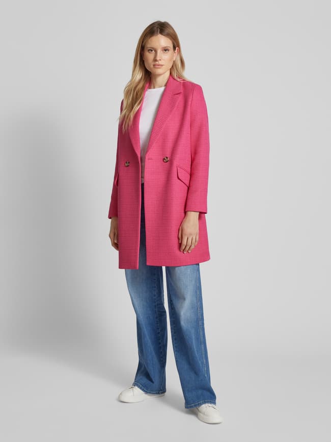Montego Mantel mit Strukturmuster (pink) online kaufen