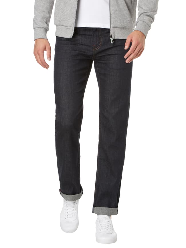 BOSS Green Rinsed Washed Relaxed Jeans (dunkelblau) kaufen