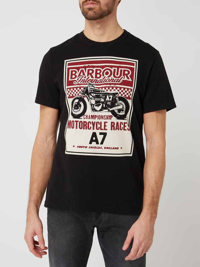Barbour motorbike t shirt sales