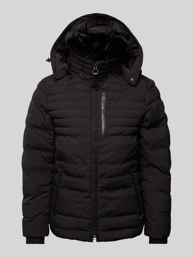 Wellensteyn Steppjacke mit Label-Details Modell 'POLAR' (black