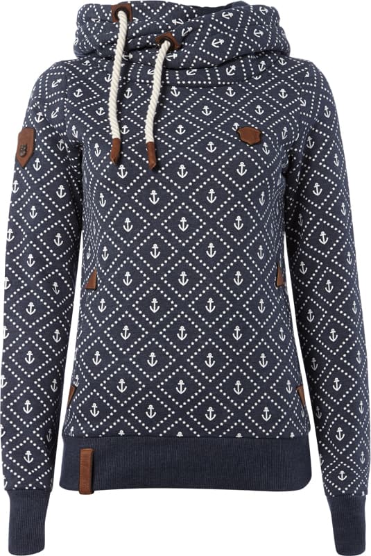 Naketano Hoodie Naketano Pullover Damen Anker Hooded Hoodie Naketano Hoodie  Damen Anker Sweatshirt Naketano