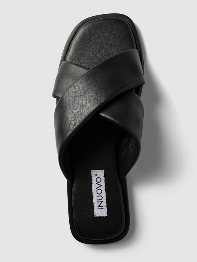 INUOVO Slides mit gekreuzten Riemen (black) online kaufen