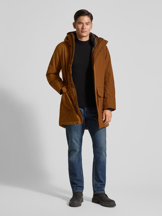 Tom Tailor Denim Regular Fit Parkamantel aus wasserdichtem