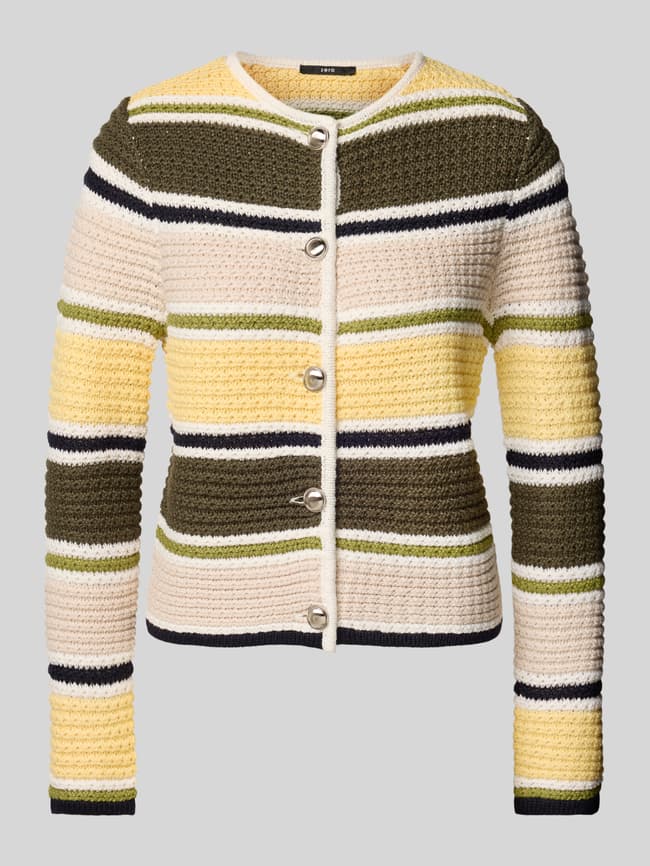 Zero Cardigan mit durchgehender Knopfleiste (beige) online kaufen