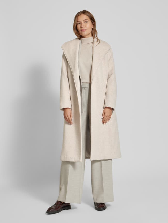 Selected Femme Mantel mit Taillengürtel Modell 'ROSA' (sand