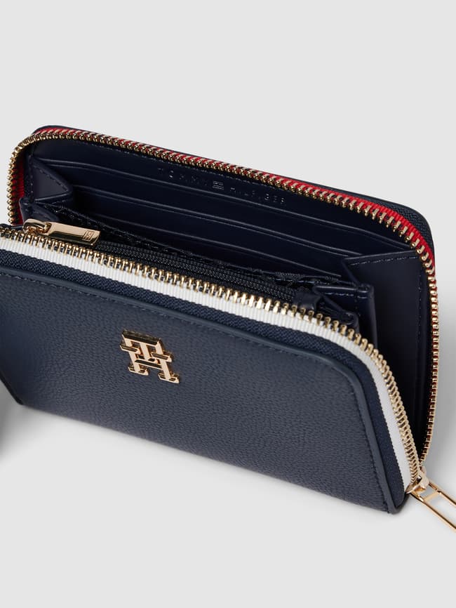 Tommy Hilfiger Portemonnaie mit Label-Detail (dunkelblau) online 