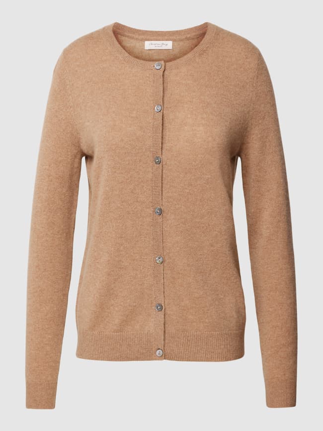Christian Berg Woman Strickjacke aus Kaschmir mit Knopfleiste