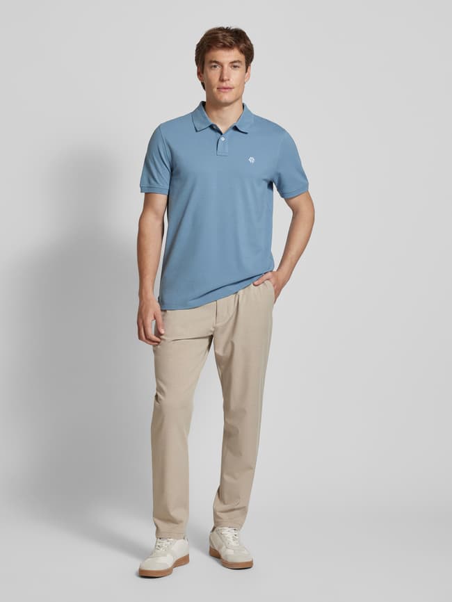 MCNEAL Regular Fit Poloshirt mit Label-Stitching (jeansblau  