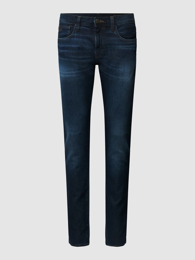 ARMANI EXCHANGE Slim Fit Jeans mit Brand-Detail (dunkelblau 