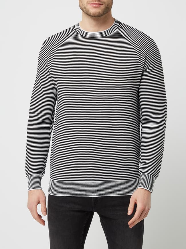 ARMANI EXCHANGE Pullover mit Streifenmuster (black) online kaufen