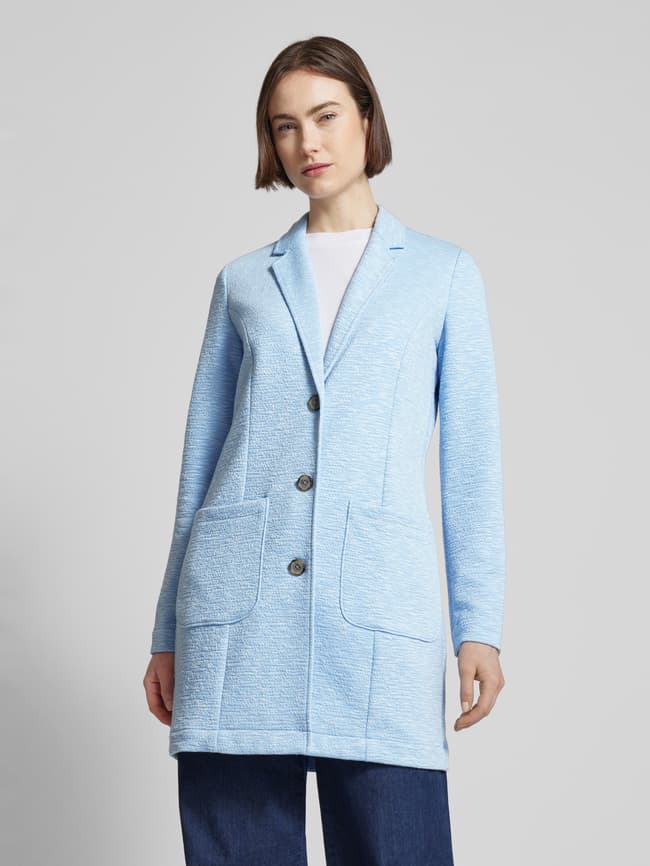 Blazermantel Mantel Only Blau Klassischer Blazermantel Klassischer