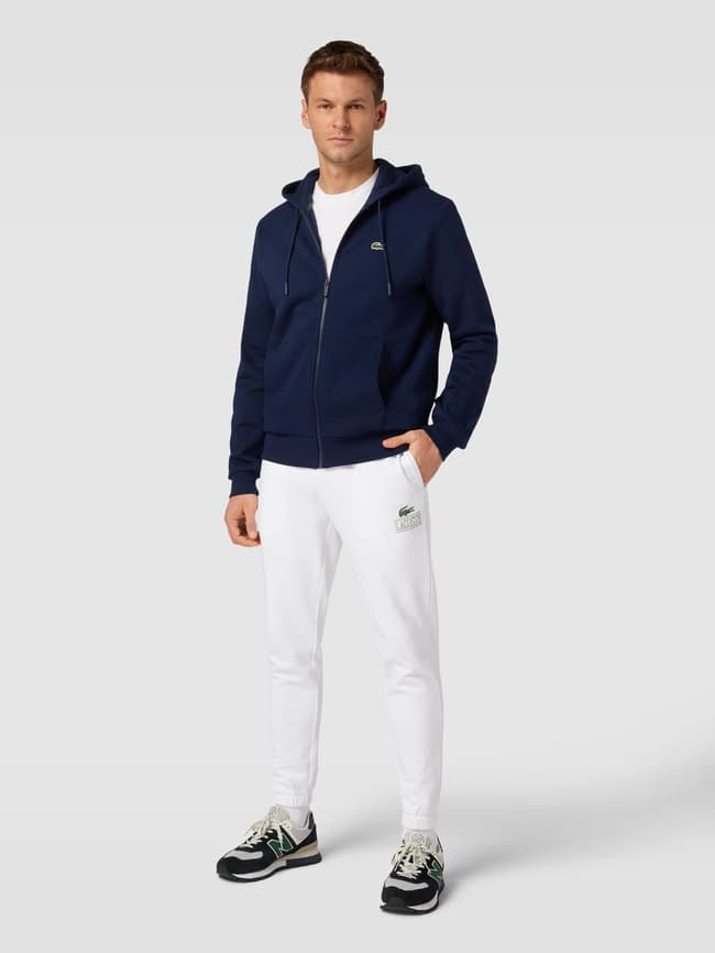 Lacoste Sweatjacke mit Logo-Patch (marine) online kaufen