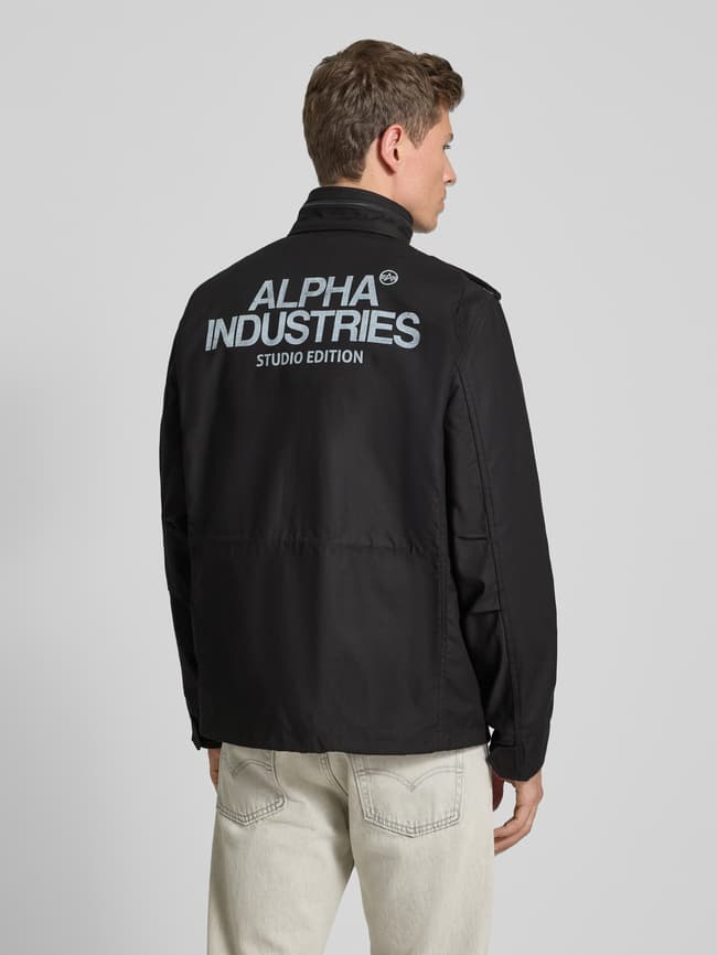 Alpha Industries Jacke mit Stehkragen Modell 'M-65' (black) online