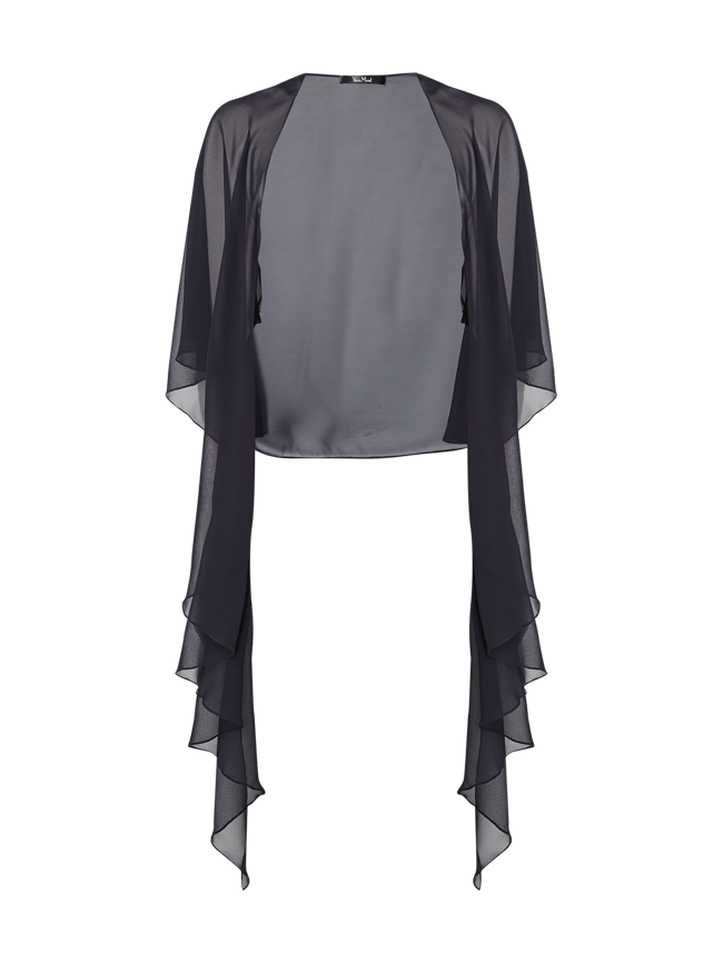 Vera Mont Stola aus Chiffon mit Knopfverschluss (dunkelblau) online kaufen
